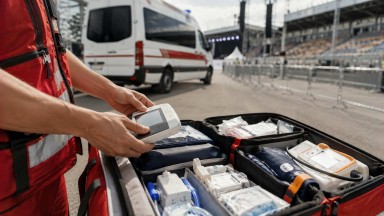 Дежурство скорой на мероприятиях в Азове