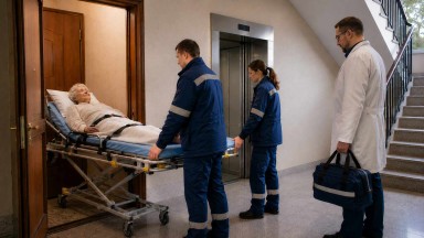 Транспортировка больных после выписки в Азове
