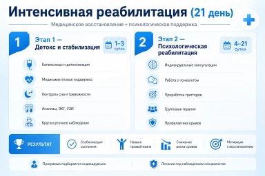 Реабилитация за 21 день в Азове